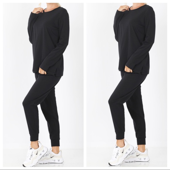 ✨LAST ONE✨Comfy Cozy 2 piece cotton jogger set - Picture 7 of 11